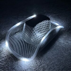 LED Light-Up Cowboy Hat